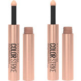 Pack of 2 Maybelline New York Color Strike Cream to Powder Eye Shadow Pen, Spark Metallic 30