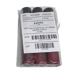 Pack of 3 NYX Soft Matte Metallic Lip Cream, Monte Carlo SMMLC01