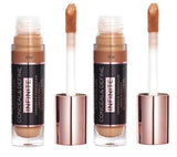 Pack of 2 Makeup Revolution Beauty Conceal & Define Infinite Longwear Concealer XL, C12