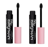 Pack of 2 NYX Lip Lingerie XXL Matte Liquid Lipstick, Naughty Noir LXXL31
