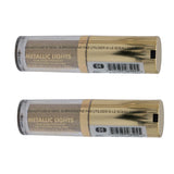 Pack of 2 Milani Metallic Lights Pearl Liquid Eyeshadow, Gold Leaf 04