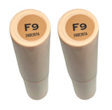 Pack of 2 Makeup Revolution Beauty Fast Base Stick Foundation, F9