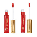 Pack of 2 Rimmel London Stay Plumped Volume & Shine Lip Gloss, Saucy 500