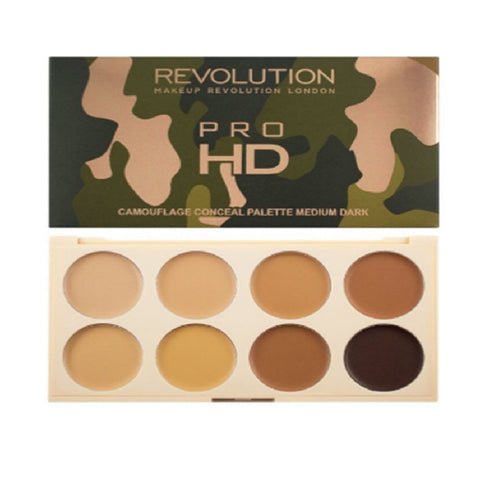 Revolution Beauty PRO HD Camouflage Corrector Palette, Medium Dark