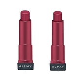 Pack of 2 Almay Smart Shade Butter Kiss Lipstick, Red-Medium 120