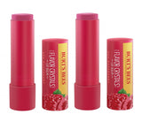 Pack of 2 Burt's Bees Flavor Crystals Lip Balm , Red Raspberry