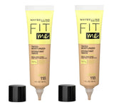 Pack of 2 Maybelline New York Fit Me Tinted Moisturizer, 118
