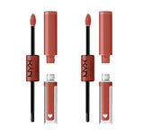 Pack of 2 NYX Shine Loud High Shine Lip Color, Life Goals SLHP04
