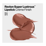 Pack of 2 Revlon Super Lustrous Lipstick, Mink 671 (Creme)