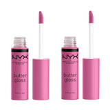Pack of 2 NYX Butter Gloss, Merengue BLG04