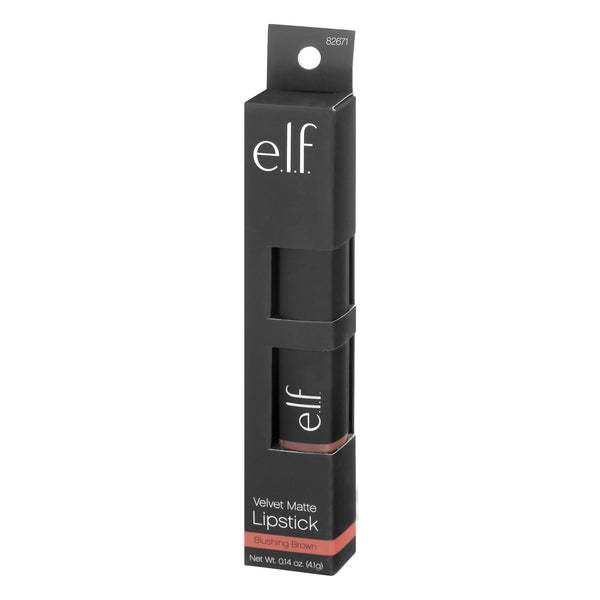 E.l.f. Velvet Matte Lipstick, Blushing Brown 82671
