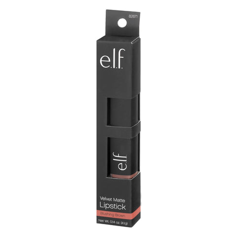E.l.f. Velvet Matte Lipstick, Blushing Brown 82671