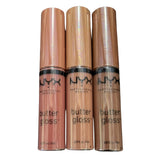 NYX Butter Gloss Kit 3 Creamy Lip Gloss, Creme Brulee , Fortune Cookie , Madeleine BOTGSET02