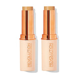 Pack of 2 Makeup Revolution Beauty Fast Base Stick Foundation, F5