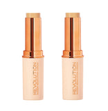 Pack of 2 Makeup Revolution Beauty Fast Base Stick Foundation, F6