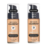 Pack of 2 Revlon Colorstay Combination/Oily Makeup, Matte Finish, Chestnut 270