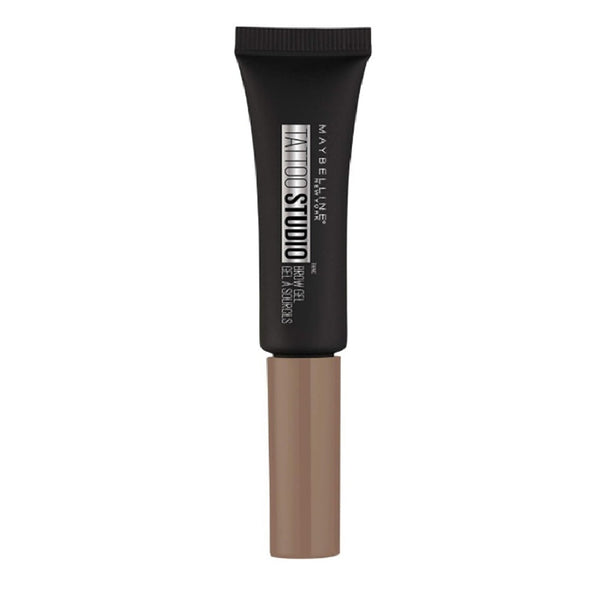Maybelline New York Tattoo Studio Waterproof Brow Gel, Soft Brown 255
