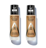 Pack of 2 Almay Skin Perfecting Comfort Matte Foundation, Warm Caramel 230