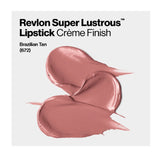 Pack of 2 Revlon Super Lustrous Lipstick, Brazilian Tan 672 (Creme)