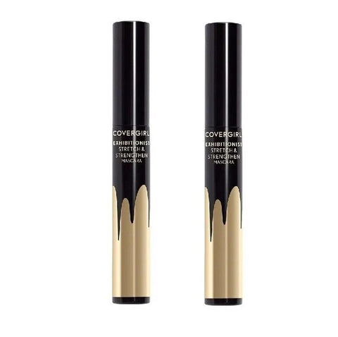 Pack of 2 CoverGirl Exhibitionist Stretch & Strengthen Mascara, Black 805