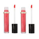 Pack of 2 Revlon Super Lustrous Lip Gloss, Solar Coral 243