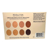 Revolution Beauty PRO HD Camouflage Corrector Palette, Medium Dark