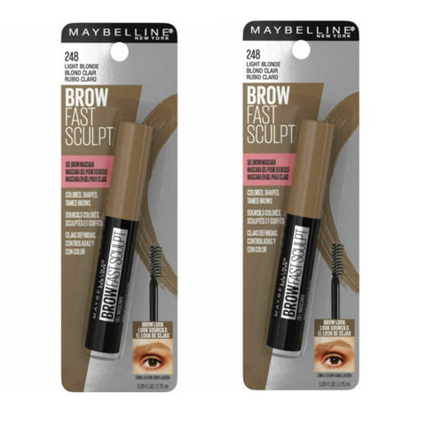 Pack of 2 Maybelline New York Brow Fast Sculpt Gel Brow Mascara, Light Blonde 248