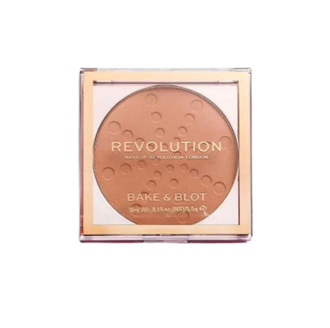 Revolution Beauty Bake & Blot Setting Powder - Peach