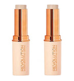 Pack of 2 Makeup Revolution Beauty Fast Base Stick Foundation, F1