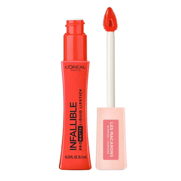 L'Oreal Paris Infallible Pro Matte Liquid Lipstick, Mademoiselle Mango 826