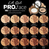 L.A. Girl PRO Face High Definition Matte Pressed Powder, Soft Honey GPP608