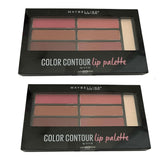 Pack of 2 Maybelline New York Color Contour Lip Palette, Blushed Bombshell 02