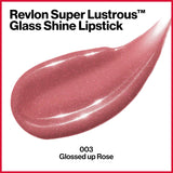 Pack of 2 Revlon Super Lustrous Glass Shine Lipstick, Glossed Up Rose 003