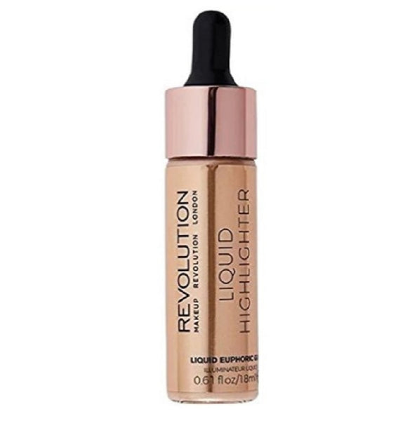 Makeup Revolution Beauty Liquid Highlighter, Euphoric Gold