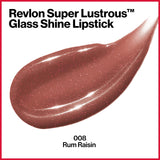 Revlon Super Lustrous Glass Shine Lipstick, Rum Raisin 008