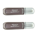 Pack of 2 Revlon Ultra HD Metallic Matte Liquid Lipcolor, HD Luster (720)