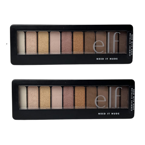 Pack of 2 e.l.f. Eyeshadow Palette, Need it Nude 83279