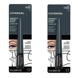 Pack of 2 CoverGirl Perfect Point Plus Liquid Liner, Charcoal 205