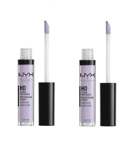 Pack of 2 NYX HD Studio Photogenic Liquid Concealer, Lavender CW11