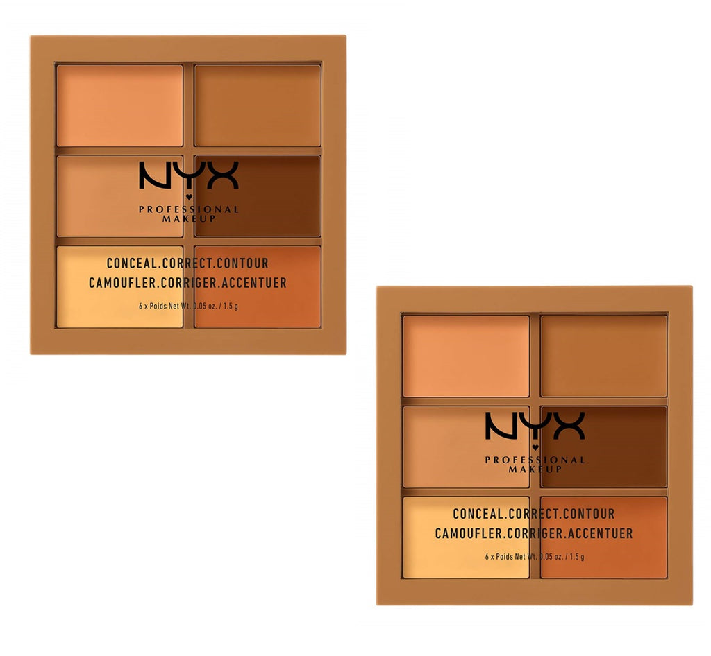 Pack of 2 NYX Conceal Correct Contour Palette, Deep 3CP03 – On