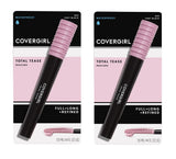 Pack of 2 CoverGirl Total Tease Waterproof Mascara, Very Black 825
