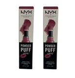 Pack of 2 NYX Powder Puff Lippie Powder Lip Cream, Moody PPL07