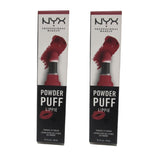 Pack of 2 NYX Powder Puff Lippie Powder Lip Cream, Pop Quiz PPL06
