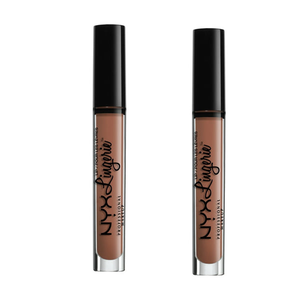 Pack of 2 NYX Lip Lingerie Liquid Lipstick, Bedtime Flirt LIPLI08