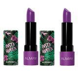 Pack of 2 Almay Lip Vibes Lipstick, Insta Queen 190