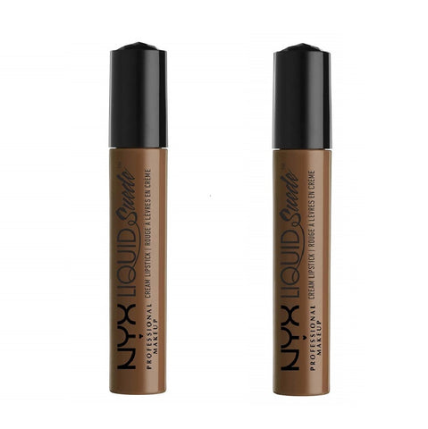 Pack of 2 NYX Liquid Suede Cream Lipstick, Downtown Beauty LSCL22