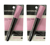 Pack of 2 CoverGirl Total Tease Washable Mascara, Very Black 800