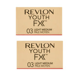 Pack of 2 Revlon Youth Fx Fill + Blur Concealer, Light Medium 03