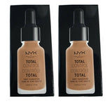 Pack of 2 NYX Total Control Drop Foundation, Cappuccino # TCDF17