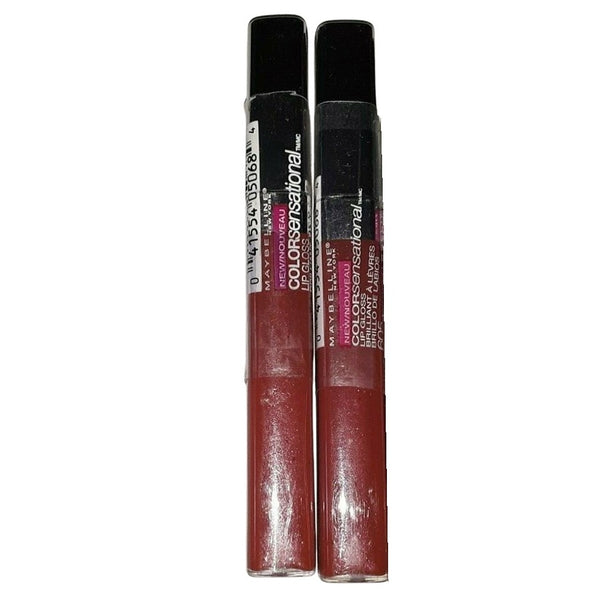 Pack of 2 Maybelline New York Color Sensational Lip Gloss, Cranberry Cocktail 605